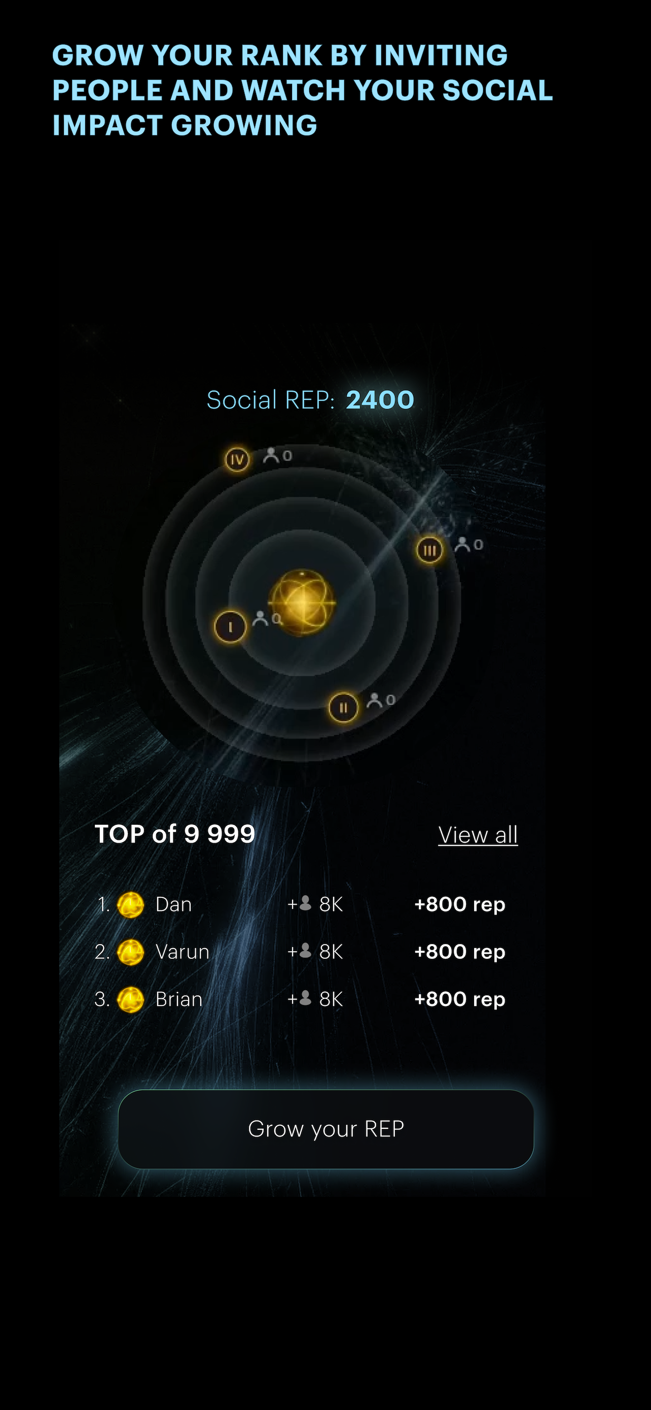 REP: Take back your reputation - Farcaster Mini Apps screenshot